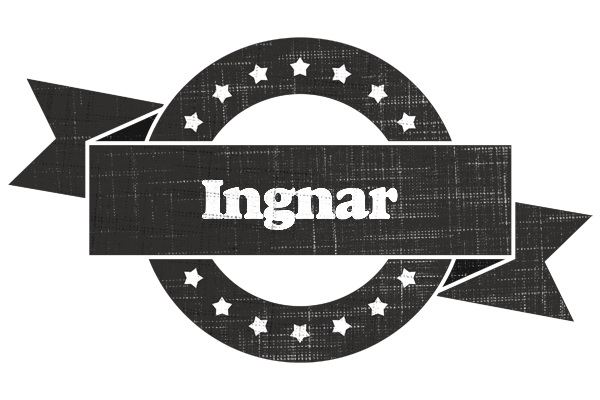 Ingnar grunge logo