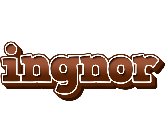 Ingnor brownie logo