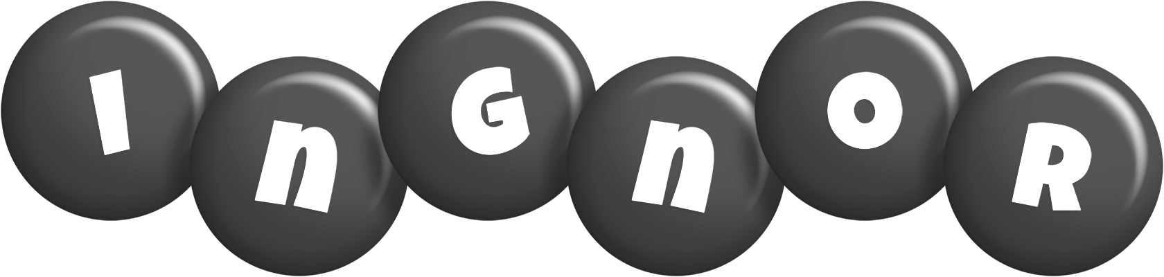 Ingnor candy-black logo