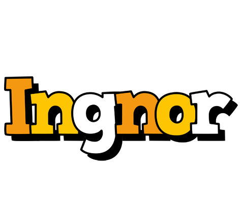 Ingnor cartoon logo