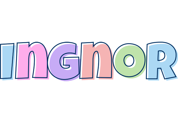 Ingnor pastel logo