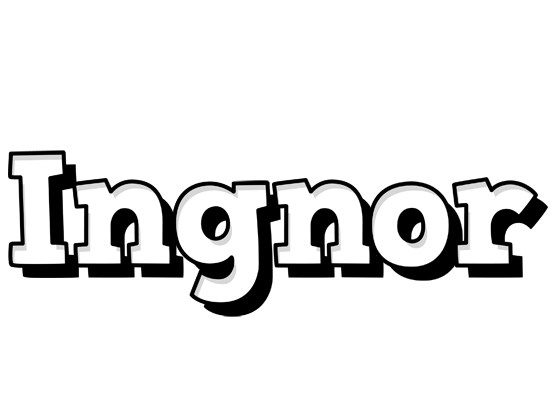 Ingnor snowing logo