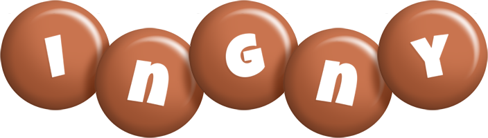 Ingny candy-brown logo