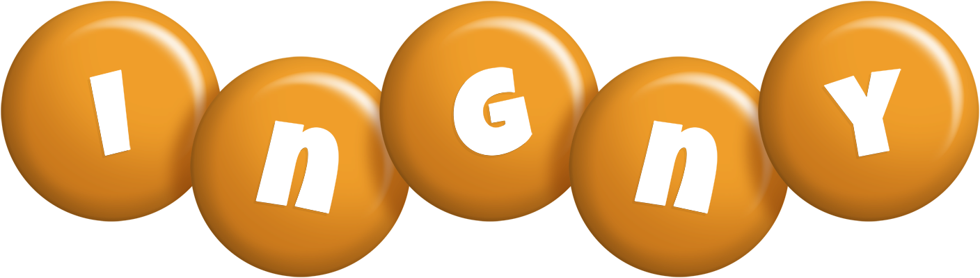 Ingny candy-orange logo
