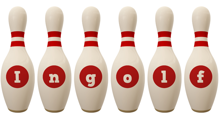 Ingolf bowling-pin logo