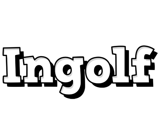 Ingolf snowing logo