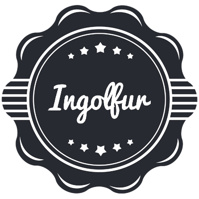 Ingolfur badge logo