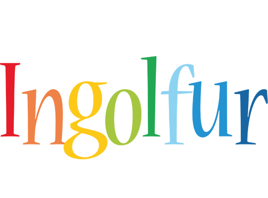 Ingolfur birthday logo