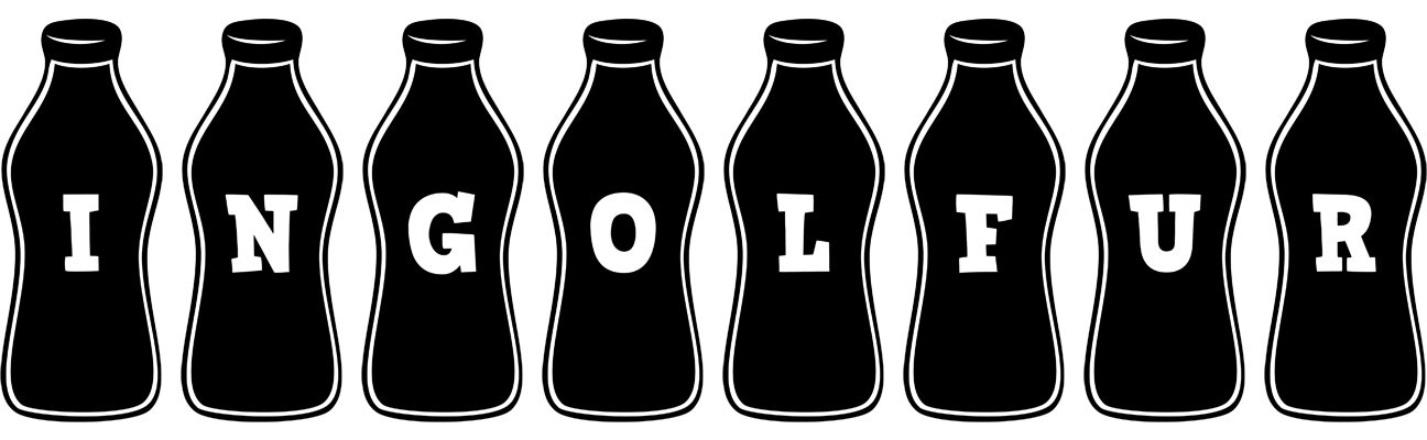 Ingolfur bottle logo