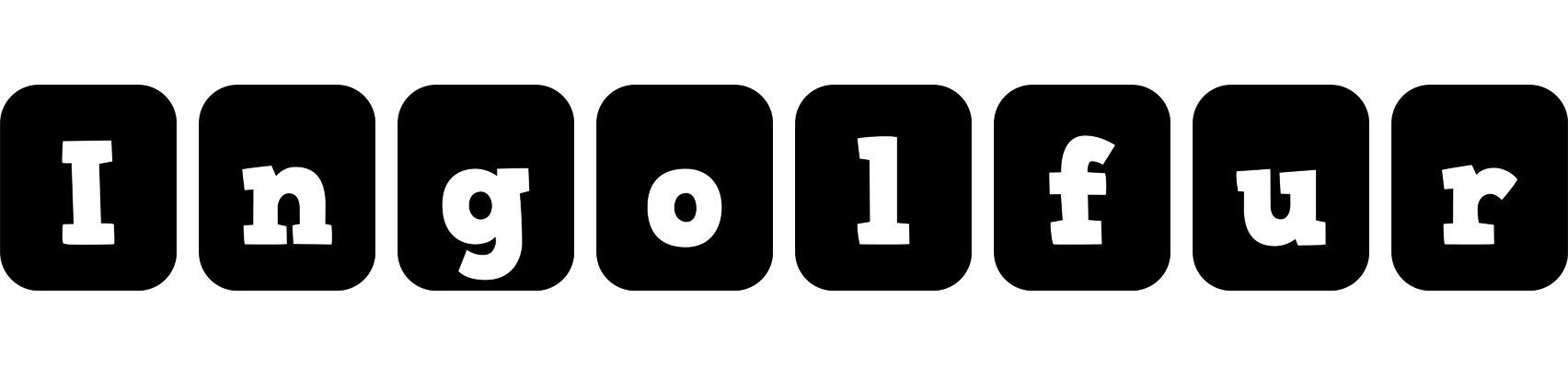 Ingolfur box logo