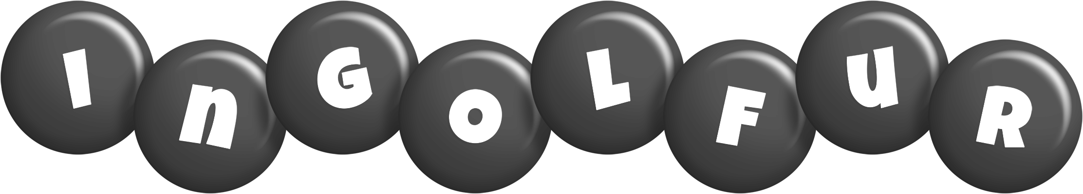 Ingolfur candy-black logo