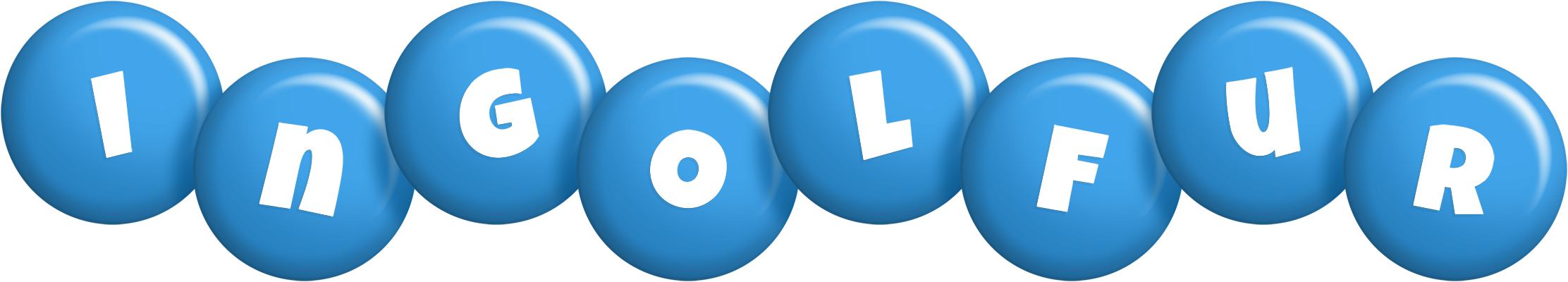 Ingolfur candy-blue logo