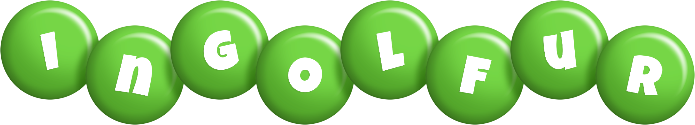 Ingolfur candy-green logo