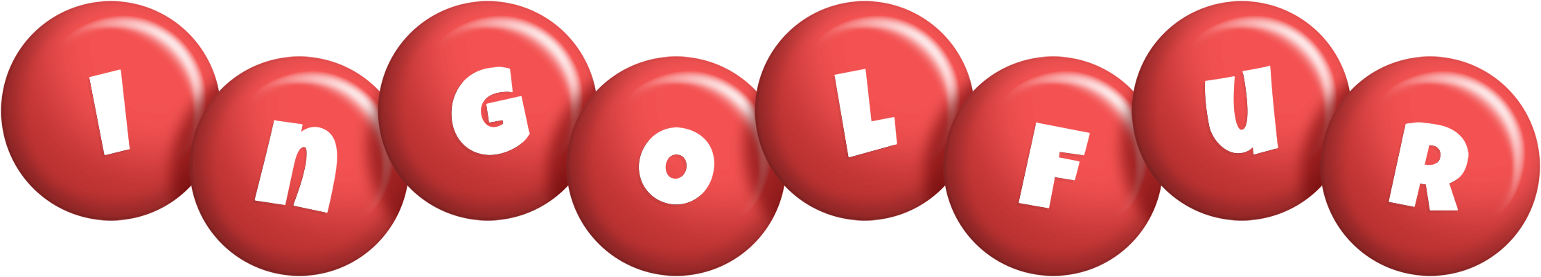 Ingolfur candy-red logo