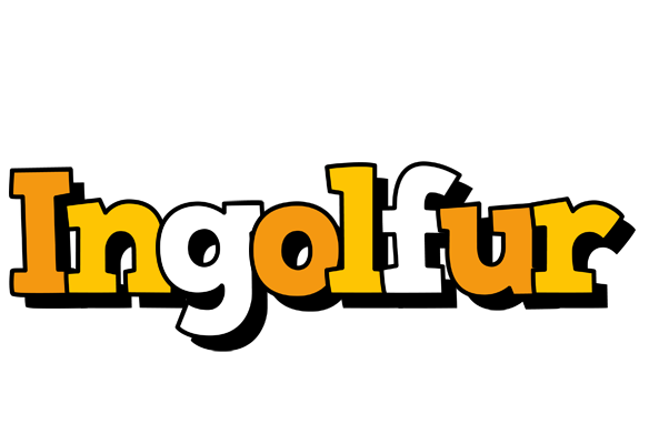 Ingolfur cartoon logo