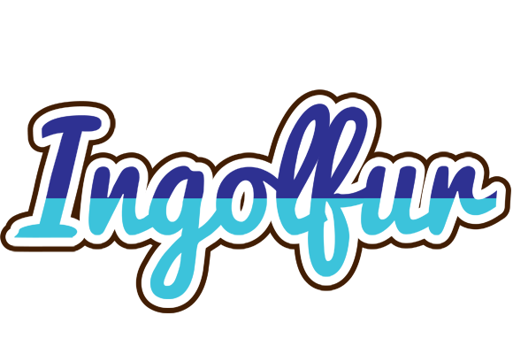 Ingolfur raining logo