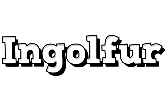 Ingolfur snowing logo