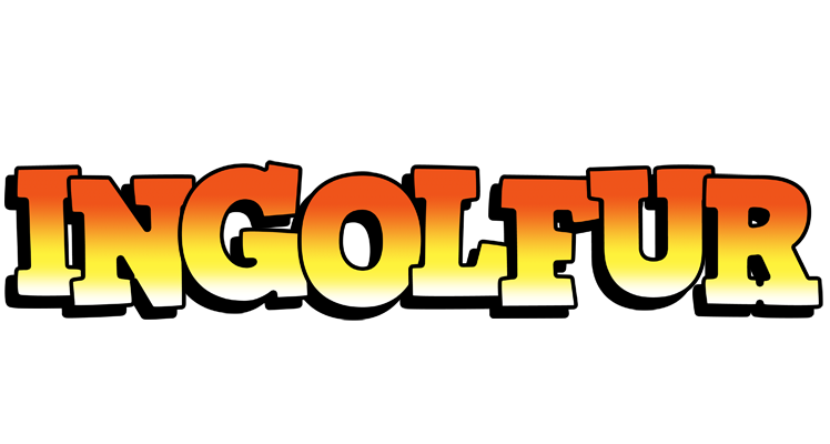 Ingolfur sunset logo