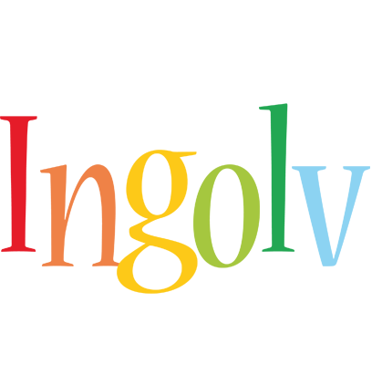 Ingolv birthday logo