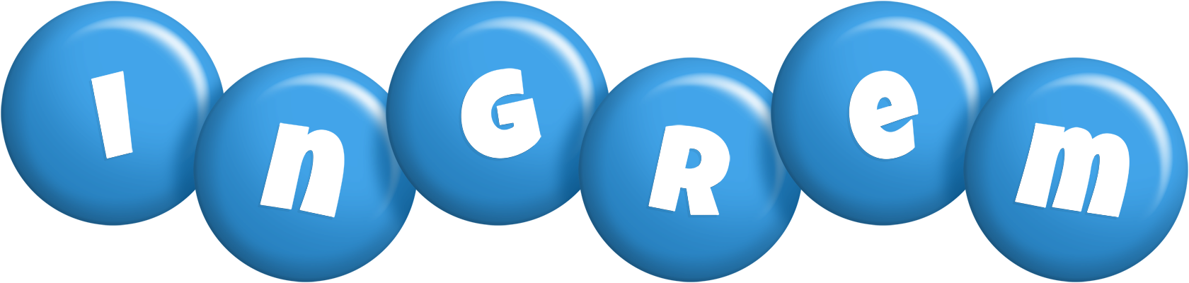 Ingrem candy-blue logo