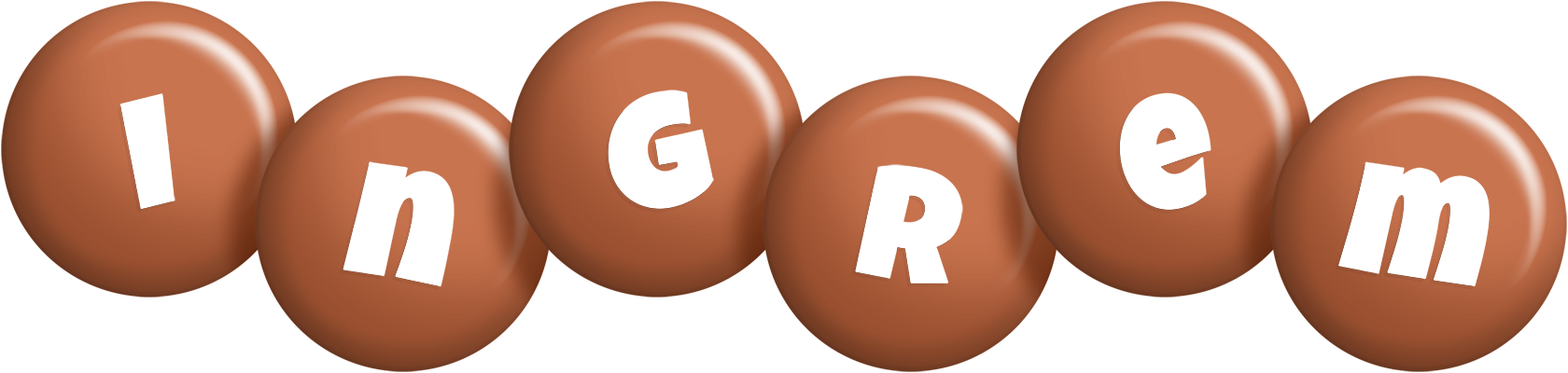 Ingrem candy-brown logo