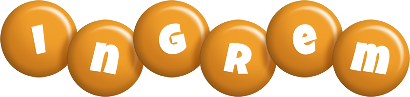 Ingrem candy-orange logo