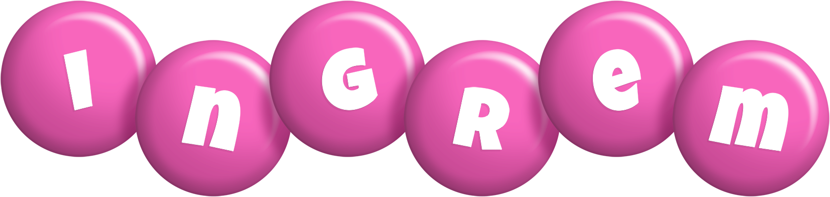 Ingrem candy-pink logo
