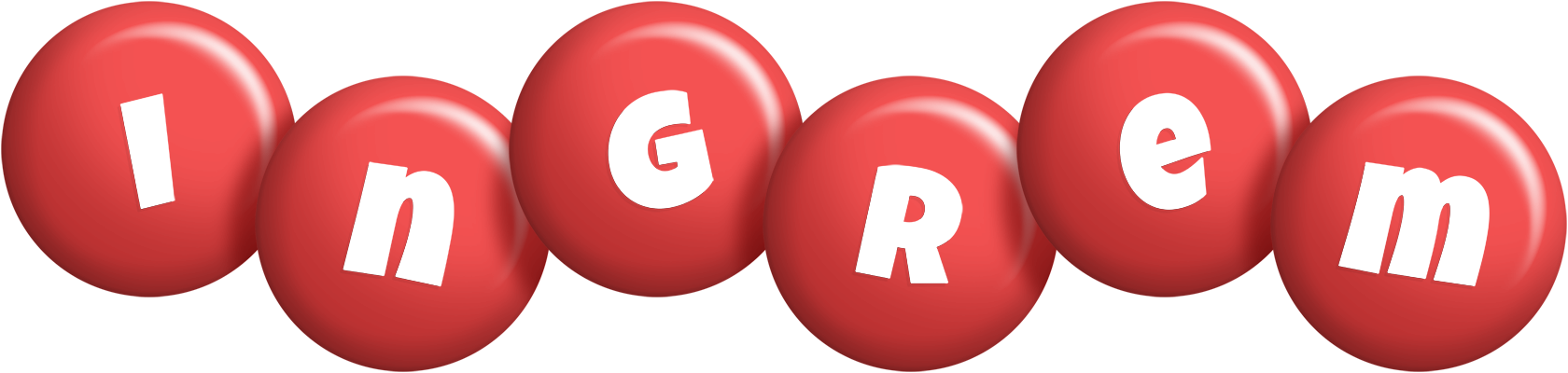 Ingrem candy-red logo