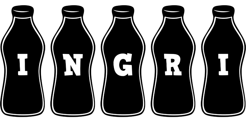 Ingri bottle logo