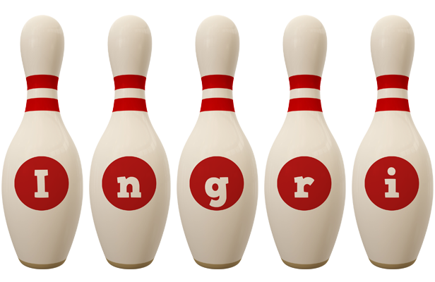 Ingri bowling-pin logo