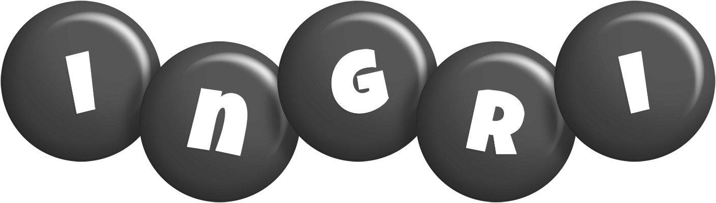 Ingri candy-black logo