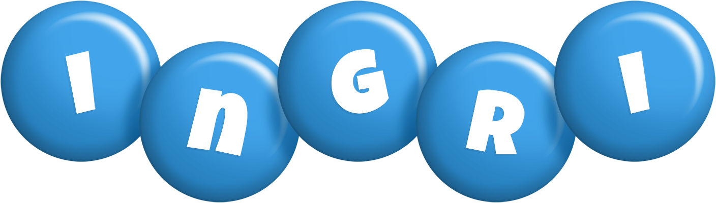 Ingri candy-blue logo