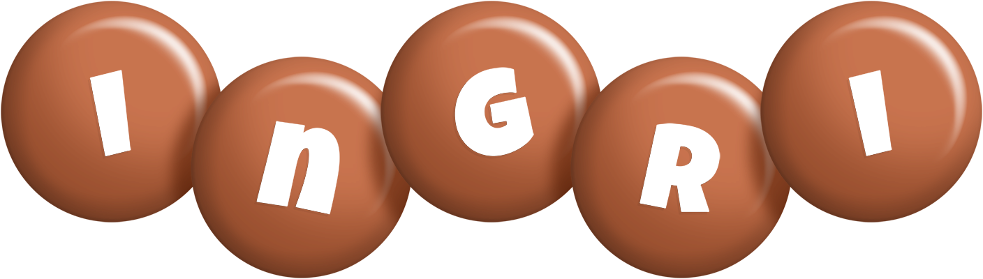 Ingri candy-brown logo