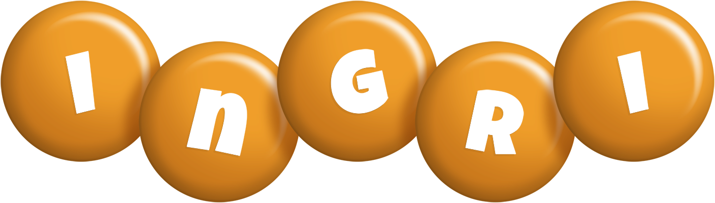 Ingri candy-orange logo
