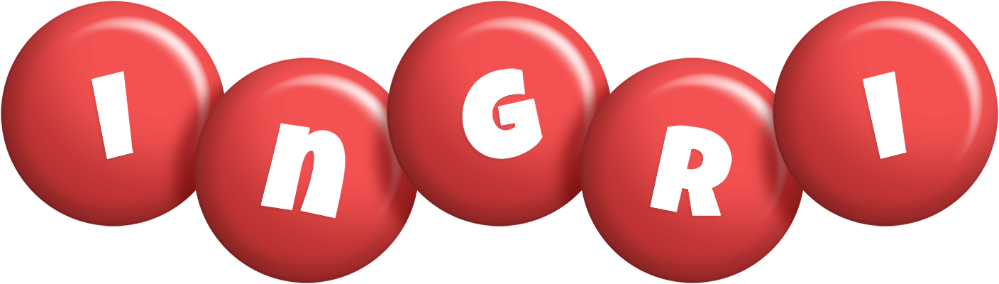 Ingri candy-red logo