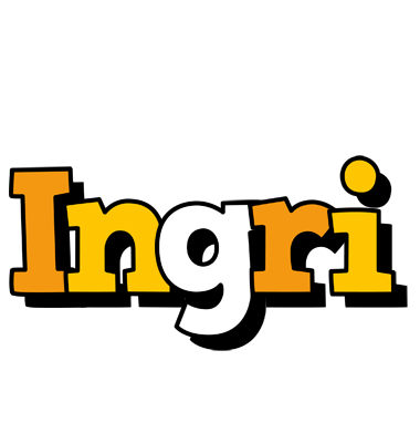 Ingri cartoon logo