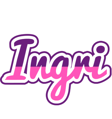 Ingri cheerful logo