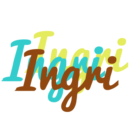 Ingri cupcake logo