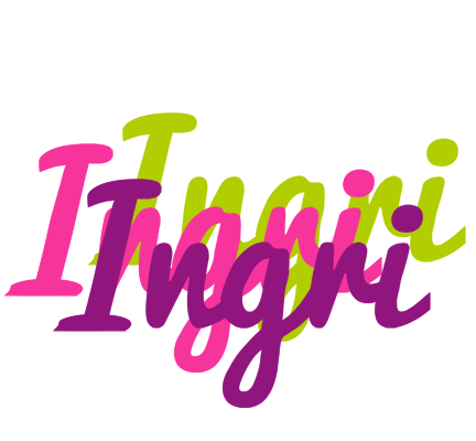 Ingri flowers logo