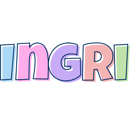 Ingri pastel logo
