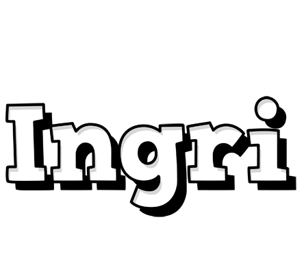 Ingri snowing logo