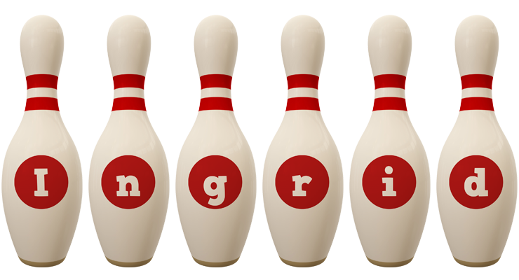 Ingrid bowling-pin logo