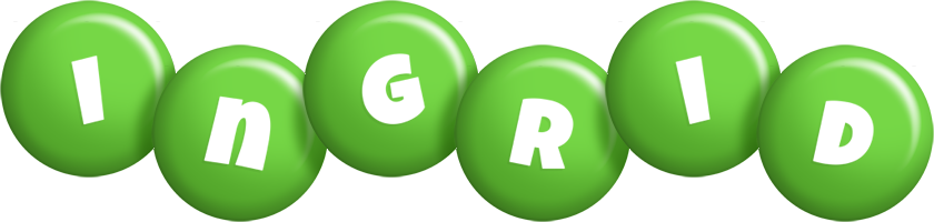 Ingrid candy-green logo