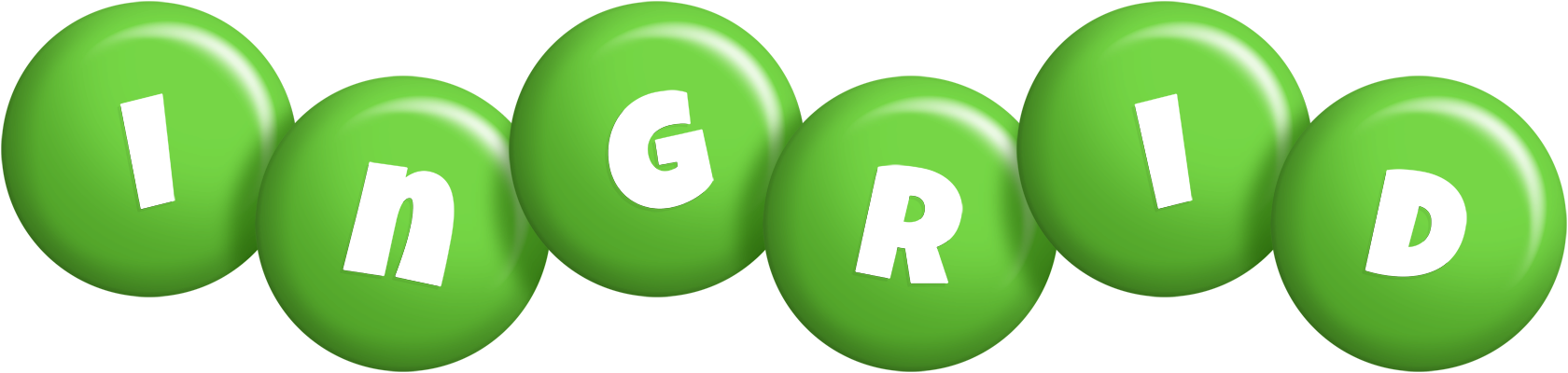 Ingrid candy-green logo