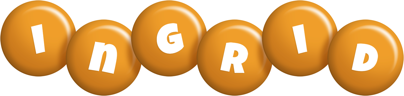 Ingrid candy-orange logo