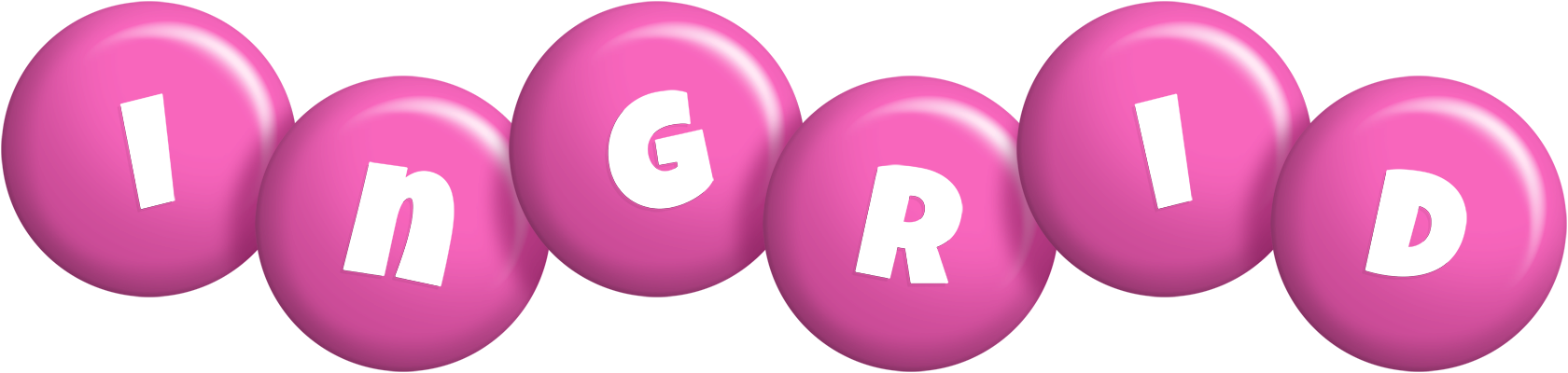 Ingrid candy-pink logo