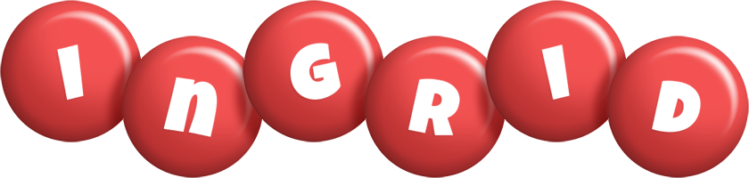 Ingrid candy-red logo