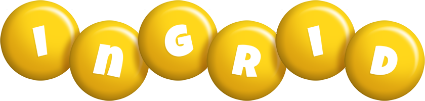 Ingrid candy-yellow logo