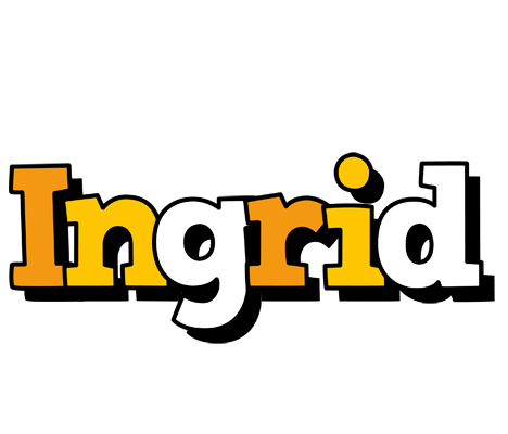 Ingrid cartoon logo