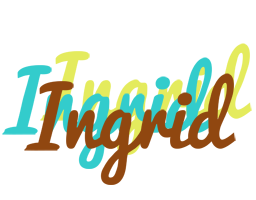 Ingrid cupcake logo